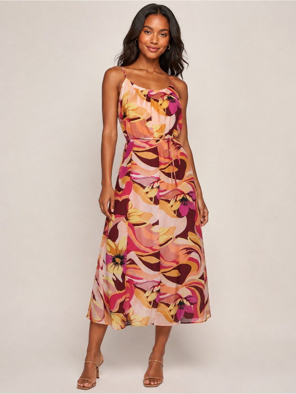 NWT Sam Edelman Palm Royal Maxi Dress Size M